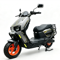 Heavy Duty Brushless Streetbikes Electric Motorcycle 2000W 72V Lithium Battery 40-60km/h Speed Rear Cargo Rack