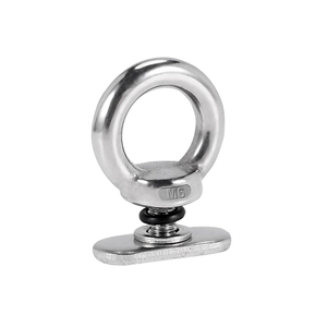Stainless Steel Track Locking Lifting <strong>Ring</strong> T-Base Eye Screw Eye Screw with Plate for Slide Rails - Product Image 3