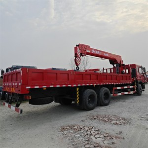 Grúa hidráulica montada en camión Dongfeng 6X4 de suministro de fábrica, camión grúa para sitios de construcción - Product Image 5