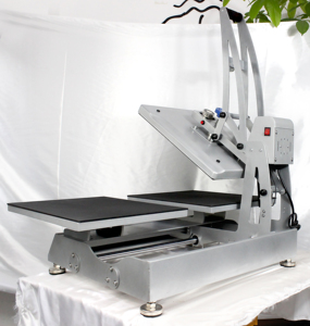 CY CH1702-2 Nueva Máquina de Prensa de Calor para Camisetas, Doble Estación Deslizable, Magnética, Manual, Semiautomática, 40x50cm, con Pantalla LCD - Product Image 5