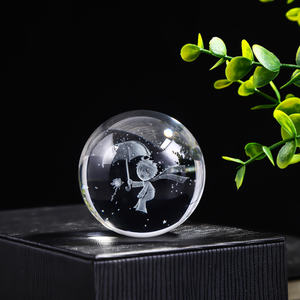 โคมไฟคริสตัลแกะสลักเลเซอร์ <span class=keywords><strong>3</strong></span> มิติ รูปทรงโลก สำหรับตกแต่งบ้าน ขายส่ง - Product Image 3