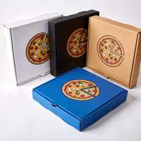Boîte à pizza personnalisée avec logo ou impression couleur, protection de l'environnement, 33x33, 12, 9, 10 pouces