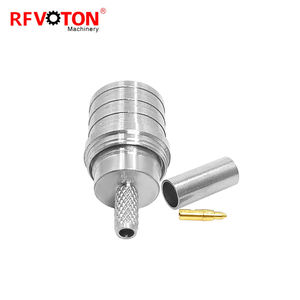 Precio de fábrica QMA macho enchufe Macho Crimp Rg316 Rg174 Lmr100 Cable Rf Coaxial conector cobre coaxial (RF) QMA en Stock - Product Image 4