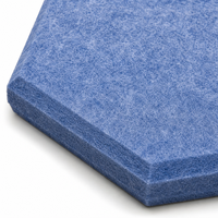 Panneaux acoustiques modernes en feutre polyester écologique haute densité insonorisants pour la maison, le studio, le bureau, l'hôtel, l'appartement