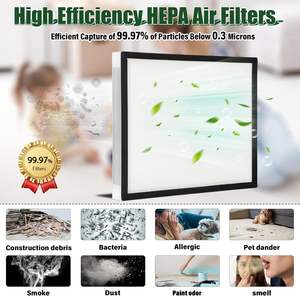 AS-550 Filtre à <span class=keywords><strong>air</strong></span> HEPA Stage 2 H13 16 "x 19" x 2 "F301H Filtre HEPA Compatible avec Bluedri <span class=keywords><strong>Air</strong></span> <span class=keywords><strong>Shield</strong></span> 550 Dri-Eaz Bear - Product Image 3