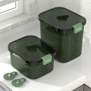 Mitong Transparent <b>Rice</b> Storage <b>Container</b> 10L Airtight Sealed Kitchen Rectangle Bucket For <b>Rice</b> Storage - Product Image 3
