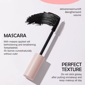 Super Stay Vegan Natural Curling Mascara Venta al por mayor Bulk Antiadherente Eye Makeup Volumizing Mascara Extensión de pestañas - Product Image 2