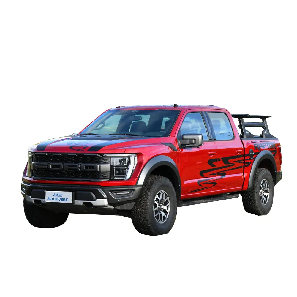 2023 Best Quality Popular Cars Ford F150 Left Hand Pickup Truck Raptor New 5 Seats 3.5T LED Camera 10 Electric ACC Gas Car