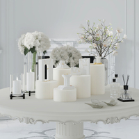 Support Colonne Cylindrique Métallique pour Buffet, Présentoir de Mariage, Présentoir à Gâteaux, Fleurs, Aliments, Fruits, Piédestal, Colonnes, Accessoire
