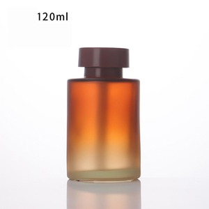 Commercio all'ingrosso 120ml smerigliato rotondo contenitore di vetro aromaterapia personalizzato forma del cilindro con tappo a vite vuoto fiala <span class=keywords><strong>auto</strong></span> grande capacità - Product Image 5