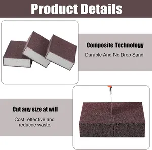 Janitorial Supplies Cleaning Materials Factory Washing Up Sponge Cleaning Products Eco Friendly Emery Sponge