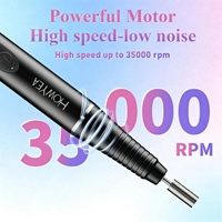 HOWYEA Lime à ongles sans fil pour manucure pédicure Stylo Machine à manucure Stylo portable professionnel 35000 tr/min Perceuse à ongles