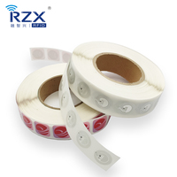 Étiquette NFC intelligente programmable NTAG 213, ronde, 13,56 MHz, diamètre 20 mm, en rouleau, autocollante, moins chère