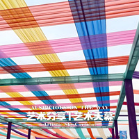 Décorations d'événements intérieurs et extérieurs : Voiles semi-transparentes colorées pour plafonds, tentures de toit, décoration de scène pour fêtes et concerts