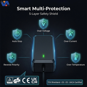 Nouveau chargeur Image 54.6V 3A DC5.5*2.1 pour accessoires de vélo électrique <span class=keywords><strong>Engwe</strong></span> M20/L20/<span class=keywords><strong>X26</strong></span>/P26, pièce de vélo électrique, chargeur de vélo électrique - Product Image 3