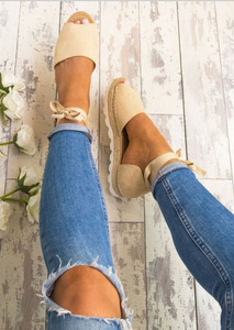 Espadrilles à lacets pour femmes, Espadrilles à plateforme, chaussures d'été, de vacances, taille, tendance - Product Image 5