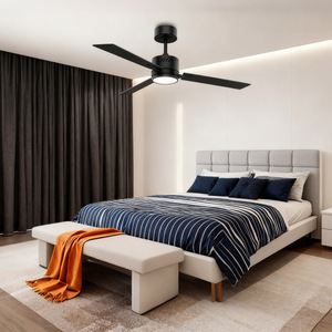 <b>Ceiling</b> Fan <b>Light</b> 42 Inch DC Motor 3 Blades LED <b>Remote</b> <b>Control</b> For Living Room Dining Room - Product Image 3