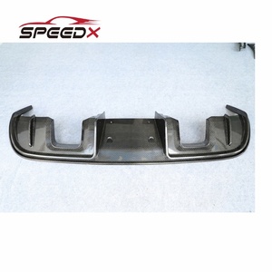 Difusor Trasero <span class=keywords><strong>de</strong></span> Fibra <span class=keywords><strong>de</strong></span> Carbono Seca para Porsche 718 Cayman Boxster GT4RS, Kit <span class=keywords><strong>de</strong></span> Carrocería 718 982 - Product Image 3