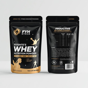 Sachet Ziplock Personnalisé à Faible MOQ pour Protéines en Poudre, Emballage Plastique pour Suppléments de Créatine <span class=keywords><strong>Monohydrate</strong></span> - Product Image 3