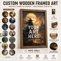 Póster de Arte Mural de Madera Personalizable con Frases Inspiradoras, Decoración para Colgar en la Pared, Nuevo Producto en Promoción, Impresión UV