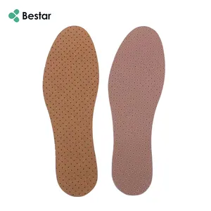 Eco-friendly materials Recycled Leather rubber material insole Soft and comfortable insole
