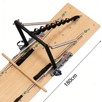 MJD Planche à ressorts murale en bois pour Pilates et Yoga – Équipement d'entraînement multifonctionnel durable pour studio et usage commercial
