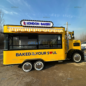 Superbe cuisine mobile d'extérieur Intelli, chariot à hot-dogs, chariot à desserts, chariot à glaces, chariot à café, chariot à pizzas, camion de restauration entièrement équipé - Product Image 1