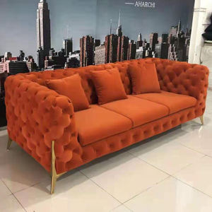 Fabrik maßge schneiderte Wohnzimmer möbel Samt Stoff <span class=keywords><strong>Sex</strong></span> Luxus moderne Designs Schnitts ofa Set - Product Image 4