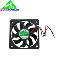 Ventilateur axial DC 6010 60x60x10mm ultra-mince sans balais, ventilateur de refroidissement 5V 12V à faible bruit avec roulement à manchon pour instrument de beauté portable