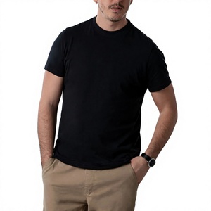 T-shirt pour homme, vente directe d'usine, logo personnalisé de haute qualité, marque, 100% coton, léger, doux, 160 g/m², coupe classique, design estival - Product Image 6