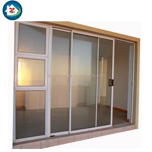 Residential exterior aluminum modern sliding glass doors price