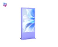 Kiosque tactile capacitif sur pied de 32 pouces, visible en plein soleil, 3000 nits