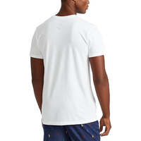 T-shirt décontracté pour homme 100% coton, col rond, lavé, uni, manches courtes, coupe classique, pour l'été