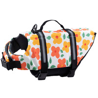 Gilet de sauvetage pour chien, gilet de flottation pour animaux de compagnie avec poignée de sauvetage, réglable pour chiens de petite, moyenne et grande taille, piscine