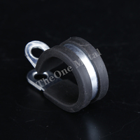 Pinces à tuyau réglables en acier inoxydable Collier de serrage pour câble robuste avec collier de serrage doublé de caoutchouc EPDM en plastique Système de mesure métrique