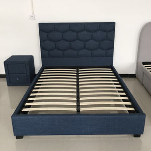 Camas Tapizadas Nuevas, Camas Modernas de Madera con Armazón King Size y Doble, Camas Suaves de Lujo Ligero, Juego de Muebles para Dormitorio, Fabricantes - Product Image 6