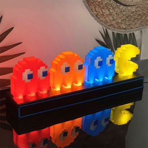 Lampe d'ambiance de <span class=keywords><strong>dessin</strong></span> <span class=keywords><strong>animé</strong></span> à activation vocale, rechargeable par USB, veilleuse 3D, mignonne lampe de table LED - Product Image 1