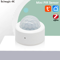 Détecteur de mouvement PIR Zigbee sans fil, détecteur infrarouge intelligent de mouvement corporel, système d'alarme anti-intrusion pour la domotique sécurisée