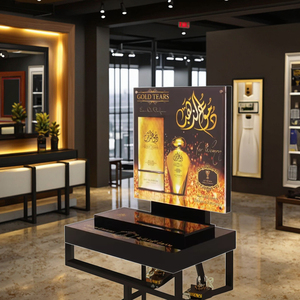 Tùy chỉnh hiển thị giá khả năng hiển thị cao Countertop Nước hoa hiển thị đứng cho hương thơm trình bày trong các cửa hàng mỹ phẩm - Product Image 4