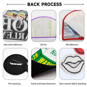 Toppa ricamata a fiori multicolori alla moda amo il Design della terra distintivo ricamato per magliette con cappuccio - Product Image 5