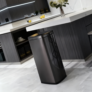 Hộ gia đình trong nhà thép không gỉ rác Thùng rác có thể với mở Top Box và Side hộp lưu trữ nhà sản xuất - Product Image 3