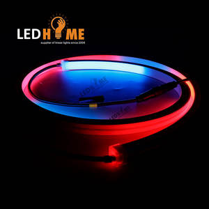 LEDHOME ไฟ RGB ตกแต่งแบบยืดหยุ่นได้,ไฟแถบนีออนตกแต่งด้วยชิป Epistar IP67 5050SMD มุมมองด้านบนกันน้ำกลางแจ้ง - Product Image 3