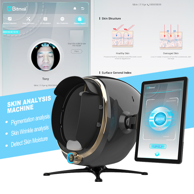 Direct Supply From the Original Factory Skin Detector Analyzer Face Machine Facial Scanner Skin Detector Machine