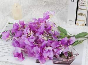 Flores Artificiales de Guisante Dulce, Hechas a Mano, Realistas, de Seda, para Decoración de Mesa en Bodas y Hogar, Venta al Por Mayor de Fábrica - Product Image 3