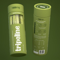 Récipient rond cylindrique en carton personnalisé emballage de qualité alimentaire écologique boîtes de pâtes spaghetti tube de papier avec fenêtre en PVC pour pâtes