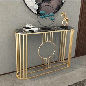 <span class=keywords><strong>Table</strong></span> <span class=keywords><strong>console</strong></span> en <span class=keywords><strong>fer</strong></span> <span class=keywords><strong>forgé</strong></span> de luxe léger étagère pour foyer en marbre <span class=keywords><strong>table</strong></span> <span class=keywords><strong>console</strong></span> de salon nordique sur pied - Product Image 2