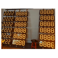 Station-service 3 Digital 8.88 Amber White LED Price Board for Petrol Fuel Station Display Screen