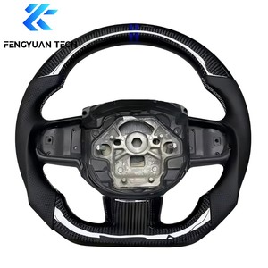 Volant de voiture personnalisé en cuir et fibre de carbone forgée pour Volvo XC90 XC60 S90 <span class=keywords><strong>V90</strong></span> V60 S60 Polestar 1 SPA 2016 - Product Image 1