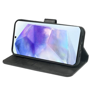 Flip avant avec porte-cartes en cuir PU portefeuille couverture de téléphone pour <span class=keywords><strong>Samsung</strong></span> Galaxy A36 A35 A17 A07 - Product Image 3