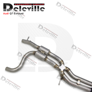 Échappement Catback Deleville pour Audi Q7 2010-2023 Performance Valvetronic échappement silencieux système d'échappement de tuyau en acier inoxydable - Product Image 2